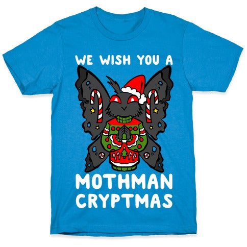 We Wish You A Mothman Cryptmas T-Shirt